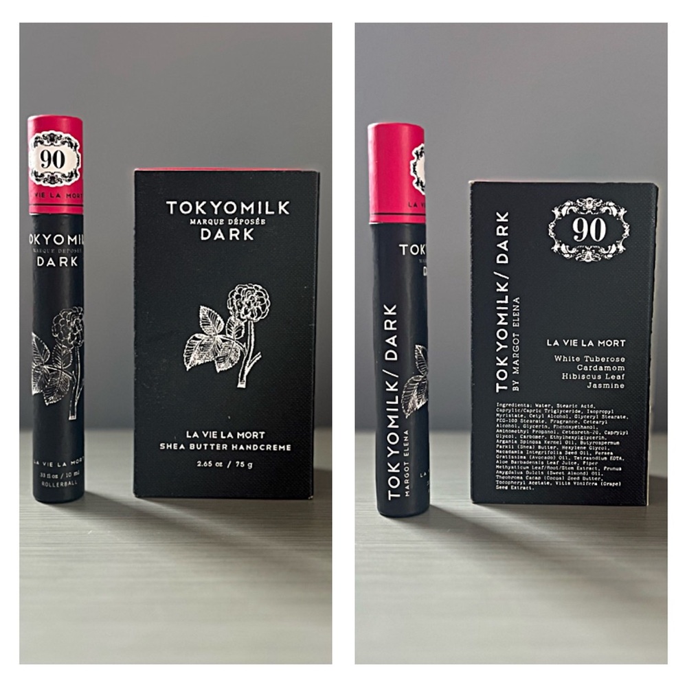 Tokyo Milk Dark Margot Elena LA VIE LA MORT travel ROLLERBALL HANDCREME SOLD OUT - Picture 3 of 10